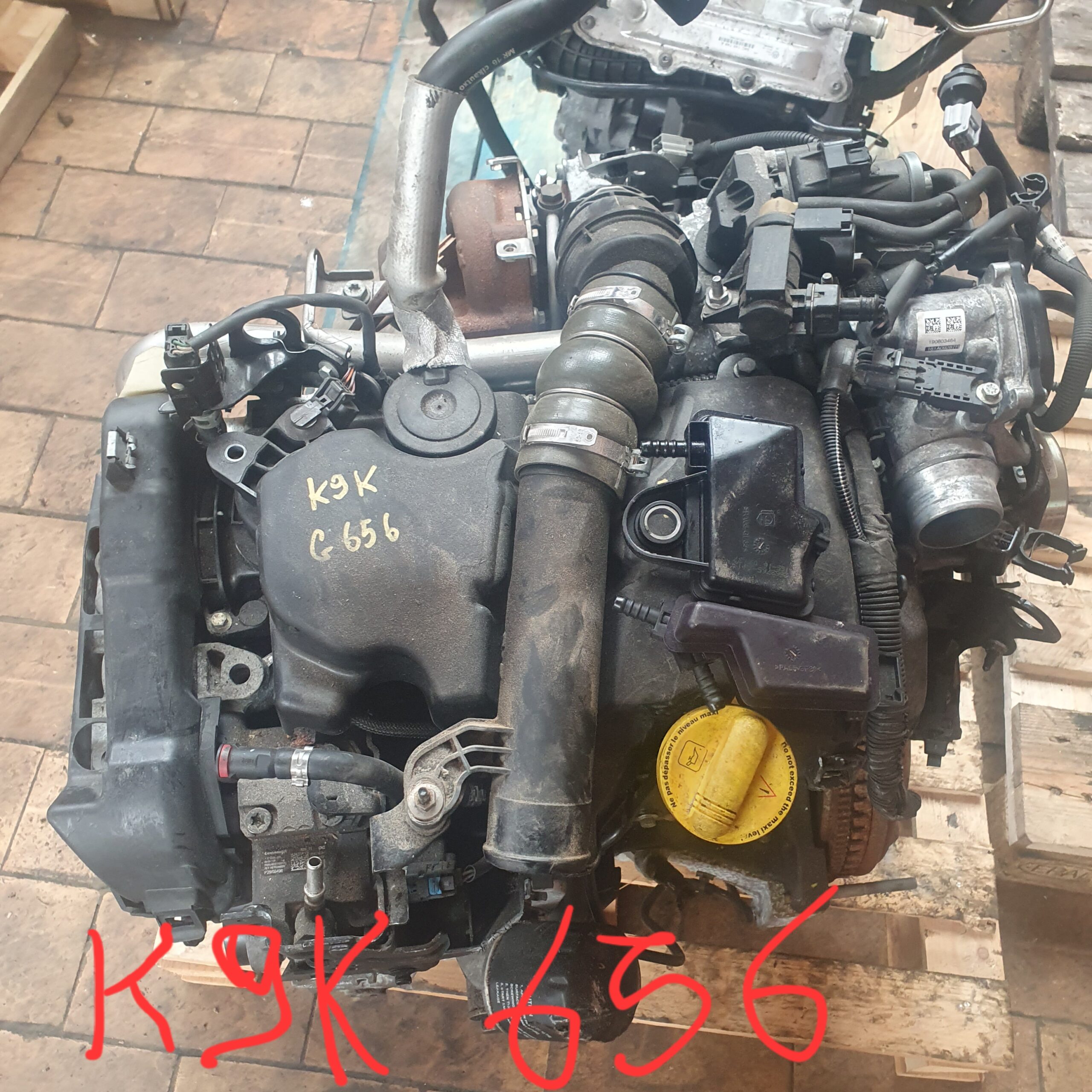 MOTEUR  RENAULT DACIA 1.5DCI  CODE K9K  656